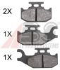 RENAU 410607103R Brake Pad Set, disc brake